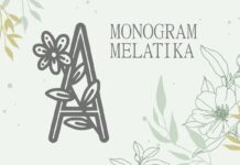 Monogram Melatika Font Poster 1