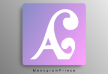 Monogram Prince Font Poster 1