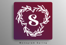 Monogram Spring Font Poster 1