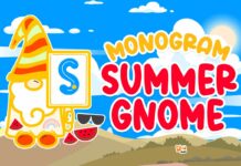 Monogram Summer Gnome Font Poster 1