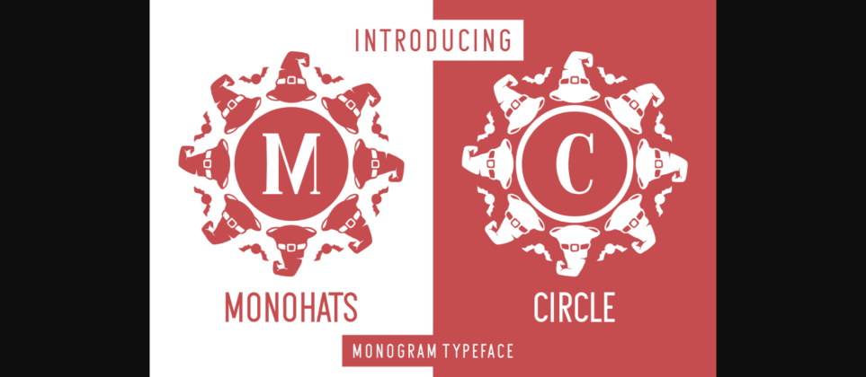 Monohats Circle Font Poster 3