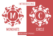 Monohats Circle Font Poster 1