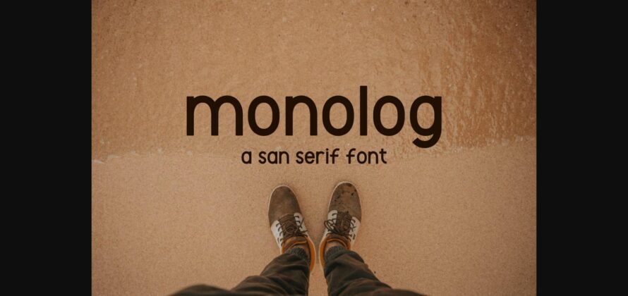 Monolog Font Poster 3