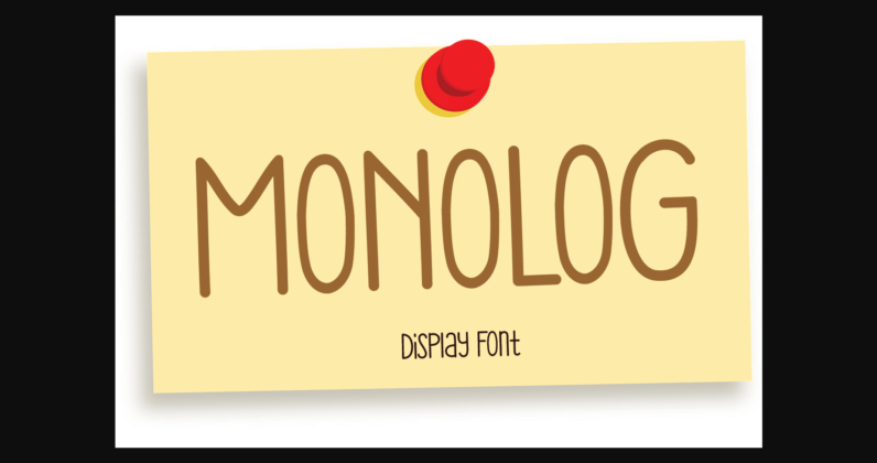 Monolog Font Poster 1