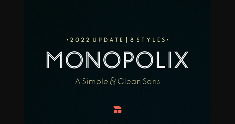 Monopolix Font Poster 3