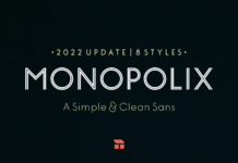 Monopolix Font Poster 1