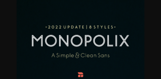 Monopolix Font Poster 1