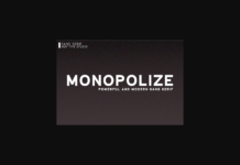 Monopolize Font Poster 1