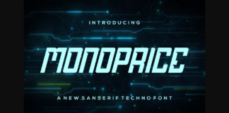 Monoprice Font Poster 1