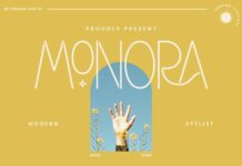 Monora Font Poster 1