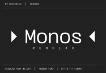 Monos Font Poster 1