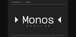 Monos Font Poster 1