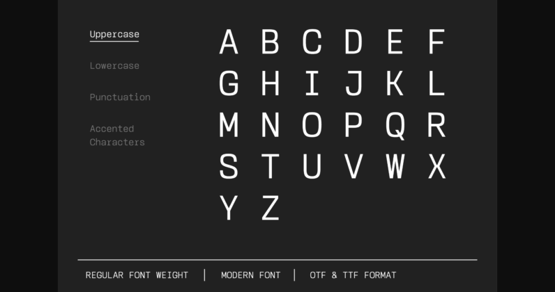 Monos Font Poster 4