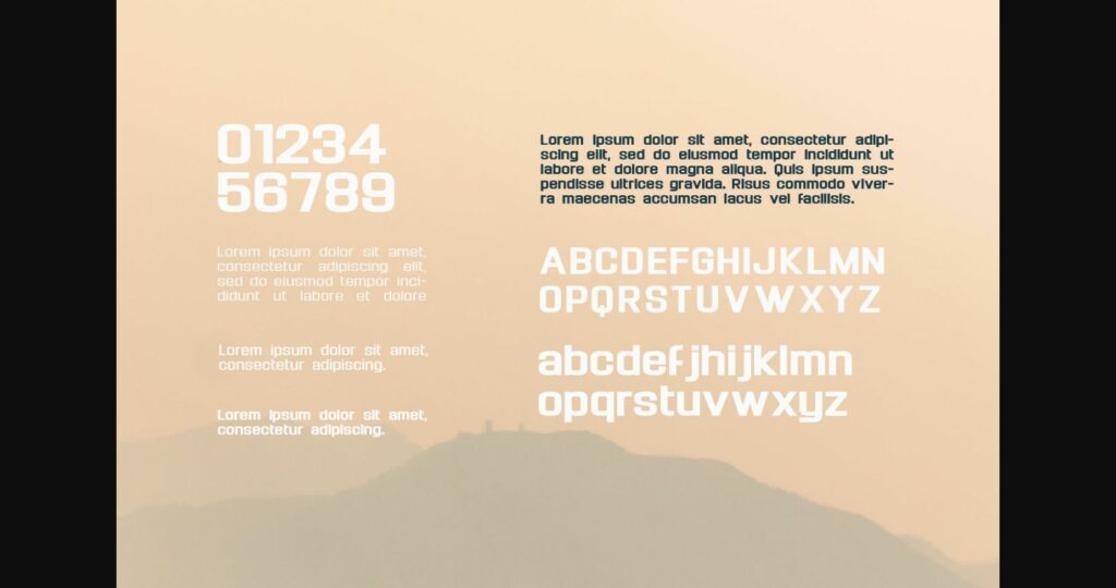 Monpeck Font Poster 5