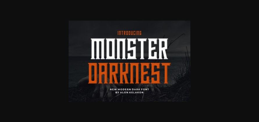 Monster Darknest Font Poster 3