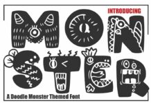 Monster Font Poster 1