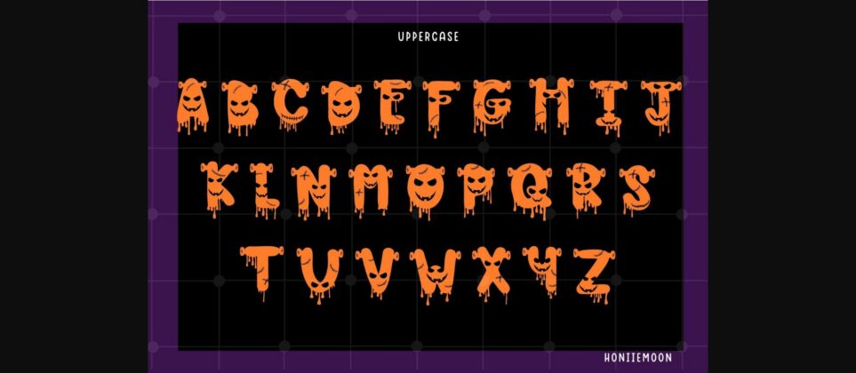 Monster Halloween Font Poster 4