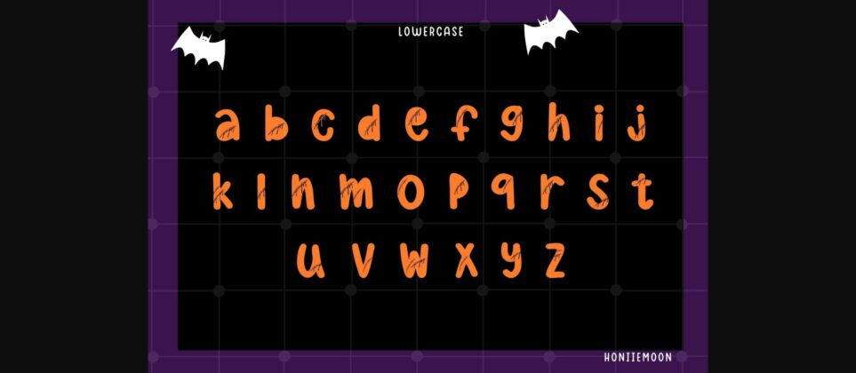 Monster Halloween Font Poster 5