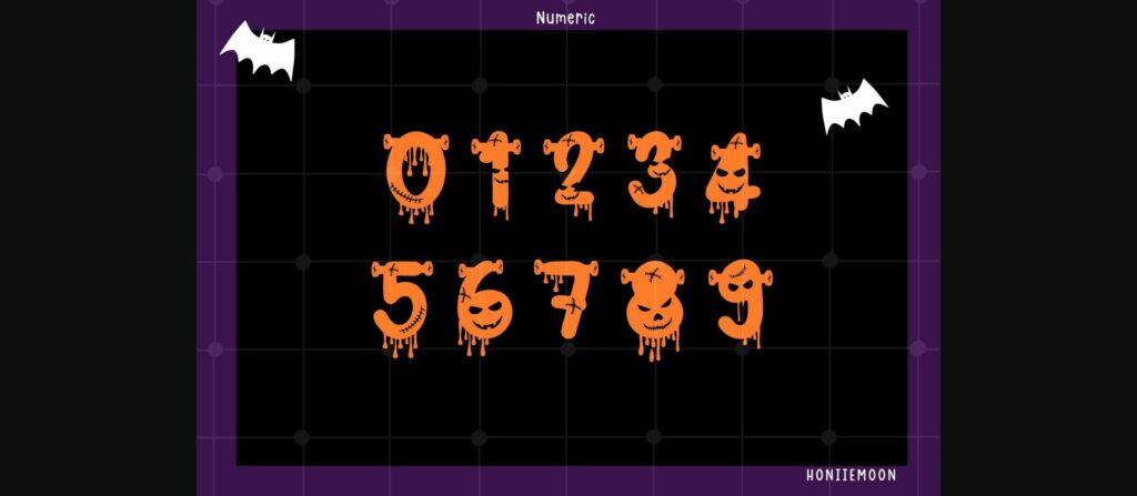 Monster Halloween Font Poster 6