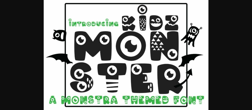 Monster Kids Font Poster 3