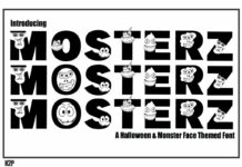 MonsterZ Font Poster 1