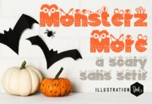 Monsterz More Font Poster 1