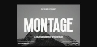 Montage Font Poster 1