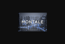 Montale Font Poster 1