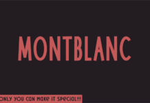 Montblanc Font Poster 1
