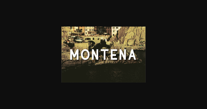 Montena Font Poster 3