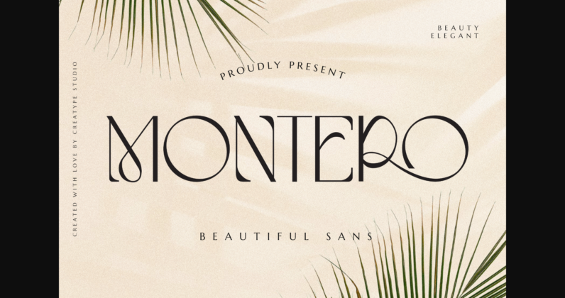 Montero Font Poster 3