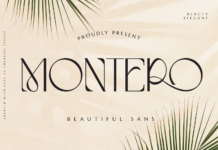 Montero Font Poster 1
