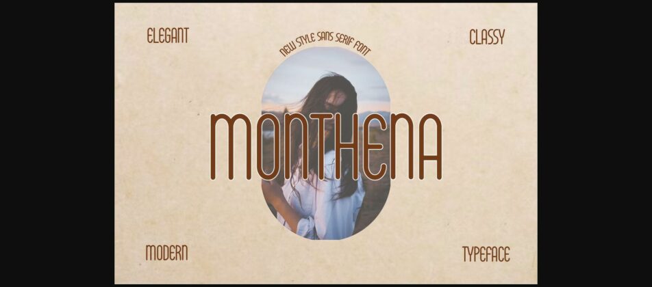 Monthena Font Poster 1