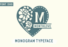 Monthlove Font Poster 1