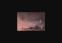 Montlevion Font Poster 1