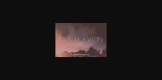 Montlevion Font Poster 1
