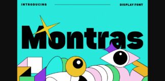 Montras Font Poster 1