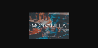 Monvanilla Font Poster 1