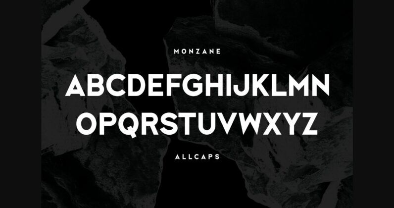 Monzane Font Poster 10