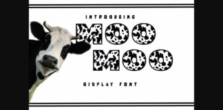 Moo Moo Font Poster 1