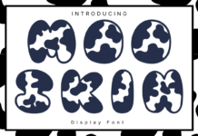 Moo Skin Font Moo Skin Font Poster 1