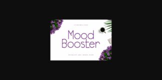 Mood Booster Font Poster 1