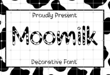 Moomilk Font Poster 1