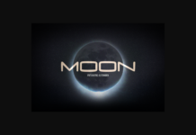 Moon Font Poster 1