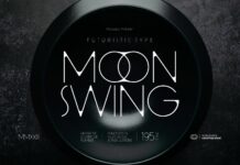 Moon Swing Font Poster 1