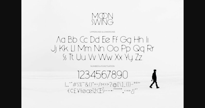 Moon Swing Font Poster 9