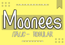 Moonees Font Poster 1