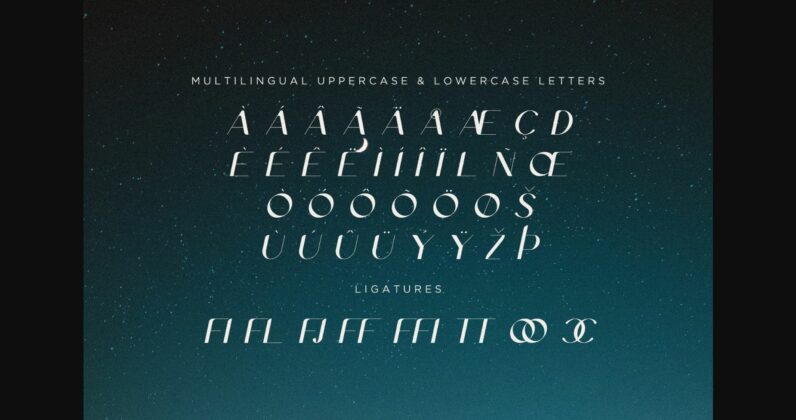 Moonlight  Font Poster 5