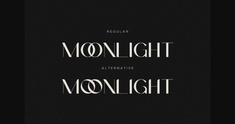 Moonlight Font Poster 9