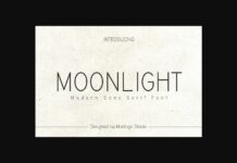 Moonlight Font Poster 1